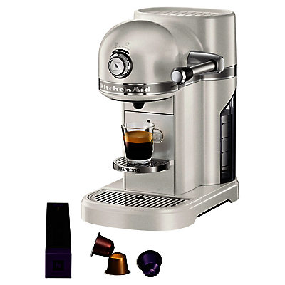 Nespresso Artisan Coffee Machine by KitchenAid Frosted Pearl Nespresso Artisan Coffee Machine by KitchenAid Frosted Pearl